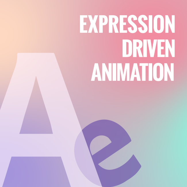 AE expression-driven animation